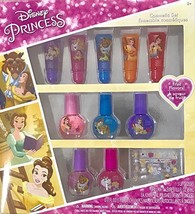 Disney Princess 34 Pieces Lip Gloss &amp; Nail Polish Fruit Flavor Cosmetic Set - £9.59 GBP