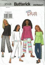Butterick Sewing Pattern 3548 Top Pant Girls 7-14 - £7.16 GBP