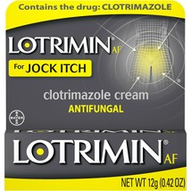 Lotrimin AF Jock Itch Antifungal Treatment Cream, 0.42 Ounce Tube+ - £20.51 GBP