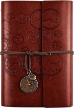 Asten Leather Writing Journal, Refillable Notebook with Lined Pages 7.3 ... - $19.56