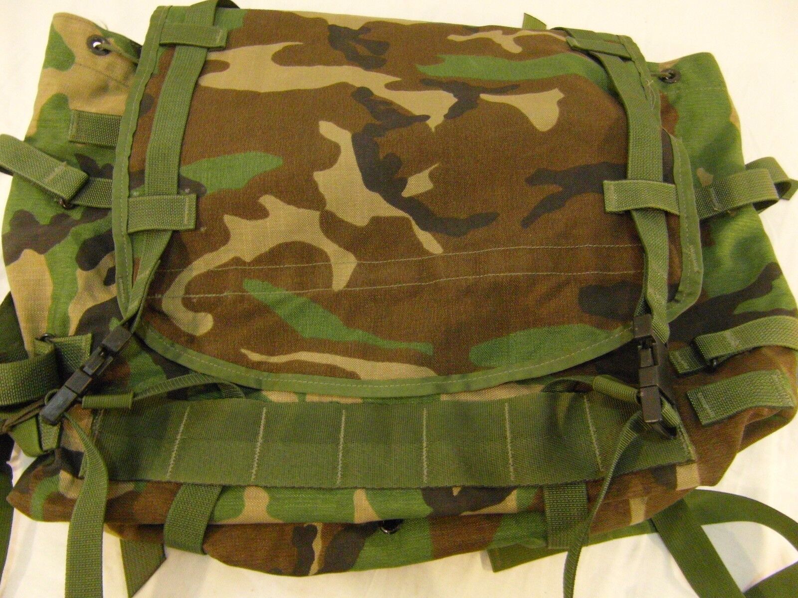 BDU WOODLAND MODULAR Load-Carrying Equipment Main Pack RUCKSACK BAG NO F... - $58.04