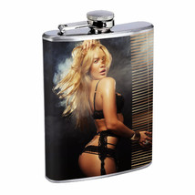 Ohio Pin Up Girls D10 Flask 8oz Stainless Steel Hip Drinking Whiskey - £11.42 GBP