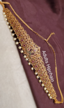 Indian Bollywood Style Gold Platedl Kamar Bandh Waist Belt South Wedding Jewelry - £76.39 GBP