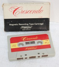 Vintage Crescendo C-120 Magnetic Compact Cassette Recording Tape in Box - £7.98 GBP