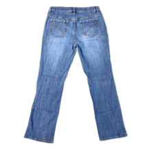 Liz Claiborne Axcess Bootcut Jeans Womens 10 Stretch Mid Rise Denim Pant 32x31 - £8.95 GBP