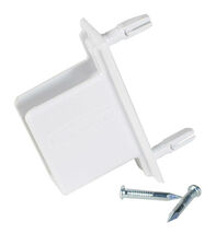 Rubbermaid 8.6 in. H X 7 in. W X 1.3 in. L Metal Sidewall Bracket - $6.95