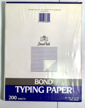 Vintage STUART HALL Bond Typing Paper 200 Sheets 8 1/2&quot;X11&quot; #6060 - £20.84 GBP