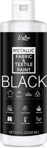 Black Fabric Paint - 250ml Textile Paint Permanent for Textile and Leather  - $26.42