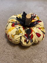 Halloween Harry Potter Themed Set 3 Holiday Fabric Plush Fall Decor Pumpkins - £33.89 GBP