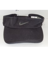 Nike adjustable One Size Visor Hat Cap Black - $290.90 MXN