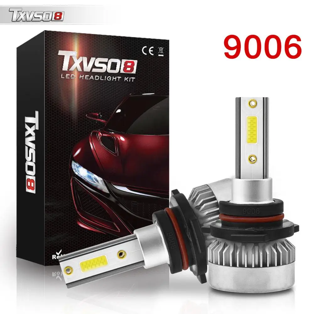 Car Driving Bulbs Headlight Super Bright LED Headlights White Light 9006/HB4 - £14.34 GBP