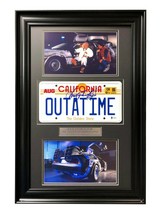 Back to the Future Signed Christopher Lloyd Movie Car License Plate Framed BAS - £677.20 GBP