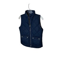 Jcrew navy puffer vest - $571.09 MXN