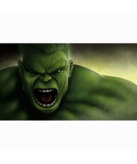 The Hulk Face Angry Happy Birthday Edible Image Cake Topper For Half She... - €24,19 EUR