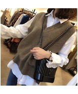 Best-Selling Cashmere Knit  Vest Women&#39;s Sweaters Fall and Winter Loose ... - £99.01 GBP