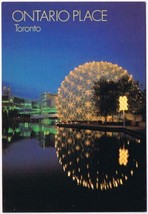 Postcard Ontario Place At Night Toronto Ontario - £1.74 GBP