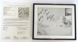ANNA NICOLE SMITH Framed B&amp;W Photo Sexy Pose Signed Autographed JSA COA ... - £665.53 GBP