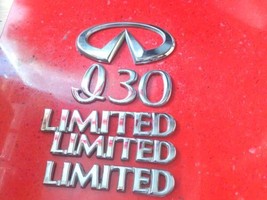 95-01 Infiniti I30 Limited Emblem Letters Logo Badge Trunk Rear/Fenders ... - £14.38 GBP