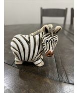 Vintage Artesania Rinconada Retired Zebra with Blue Eyes Signed - $24.86 CAD