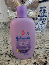 Johnson&#39;s Bedtime Baby Bath 9 oz Old Lavender Formula New Sealed No More Tears - £13.77 GBP