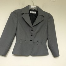 Tahari Arthur Levine Blazer Jacket Suit Top  Petite 2P  Multicolor Dress Top - £13.26 GBP