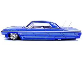 1964 Chevrolet Impala SS Lowrider Candy Blue with Graphics and White Interior... - $42.10