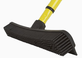 Dutch Rubber Broom 12&quot; Head- Pet Hair Removal Carpets Rugs - $9.99