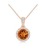 Authenticity Guarantee

ANGARA 0.83 Ct Claw-Set Round Citrine Pendant wi... - $1,149.00