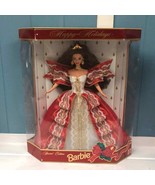 Vtg 1997 Mattel Barbie Doll Happy Holidays Special Edition Christmas Red... - £46.93 GBP
