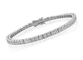 Cubic Zirconia Princess-Cut Channel-Set Fashion - $91.68