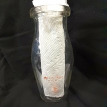 Vintage Miller Reed Dairy Shippensburg PA. Glass Clear Pint Milk Bottle   - $14.63