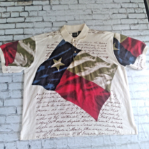 Cotton Traders Sport Shirt Mens XXL Red White Blue Patriotic Texas Flag ... - $24.95