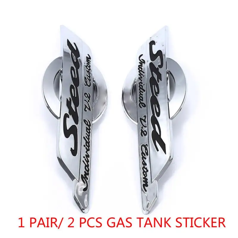 Primary image for Motorcycle Stickers Motorcycle Chrome Fuel Gas Tank Emblem  Decoration 3D Plasti