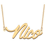 Nico Name Necklace for Best Friend Family Member Birthday Christmas Gift - €13,63 EUR