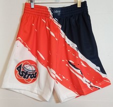 Mitchell &amp; Ness Men&#39;s MLB Astros Paint Brush Mesh Shorts Medium - £37.60 GBP