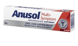 2 tubes of Anusol Multi-Symptom Hermorrhoidal Ointment 30g each Free Shipping - £24.20 GBP