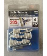 Cobra 074PR Wall Driller Plus Anchors with Screws White 4 pcs #12 - €7,61 EUR