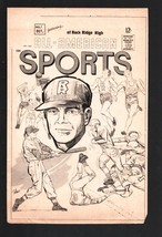 All-American Sports #1 1967 B &amp; W Cover Proof-Production Art-Used in the... - £59.38 GBP