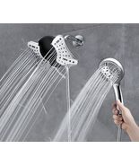 GRICH 2.5GPM Shower Head with Handheld Spray Combo: 2 in 1 Rainfall Show... - $42.99