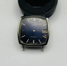 Omega geneve 1960&#39;s/70&#39;s gents watch Case/Dial,stainless steel,used, ref... - £83.68 GBP