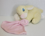 Vintage Baby Sleepy Lamb / Bunny with Pink Blanket TB Trading Co. Plush ... - $23.84