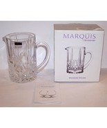 STUNNING SIGNED MARQUIS BY WATERFORD 40010684 CRYSTAL BROOKSIDE PITCHER ... - $80.18