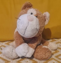 Brown Cat love Teddy Plush  Soft Toy 8" - £10.07 GBP