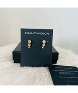 DEAN DAVIDSON 22K Gold Plated Manhattan Blue Topaz Ear Crawler Earrings,... - $244.81 CAD