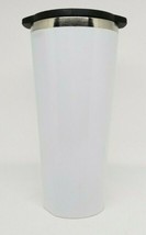 Corkcicle Tall White Tumbler With TWO-Part Black Rubber Lid - £23.91 GBP