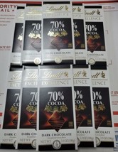 12 Bars Lindt Excellence Dark Chocolate 70% Cocoa Candy Bar Chocolate 3.5oz BULK - $35.99