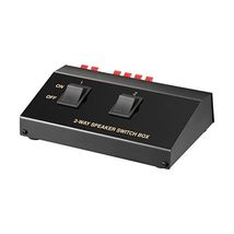 Goobay 60928-GB Speaker Switch Box for Up to 2 Speaker Pairs  - $43.00
