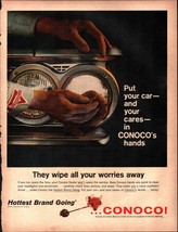1960 Conoco Oil Gas Continental Company wipe your worries away Ad d1 - $25.98