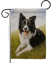 Border Collie Garden Flag Dog 13 X18.5 Double-Sided House Banner - £16.04 GBP