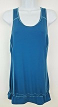 Moving Comfort Endurance Tank Workout Racerback Top Size M Blue - £12.62 GBP